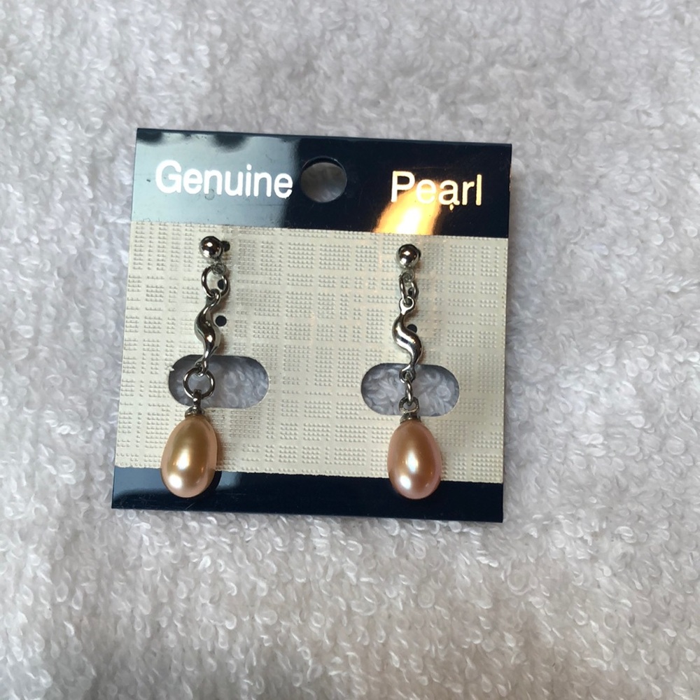 Pearl earrings